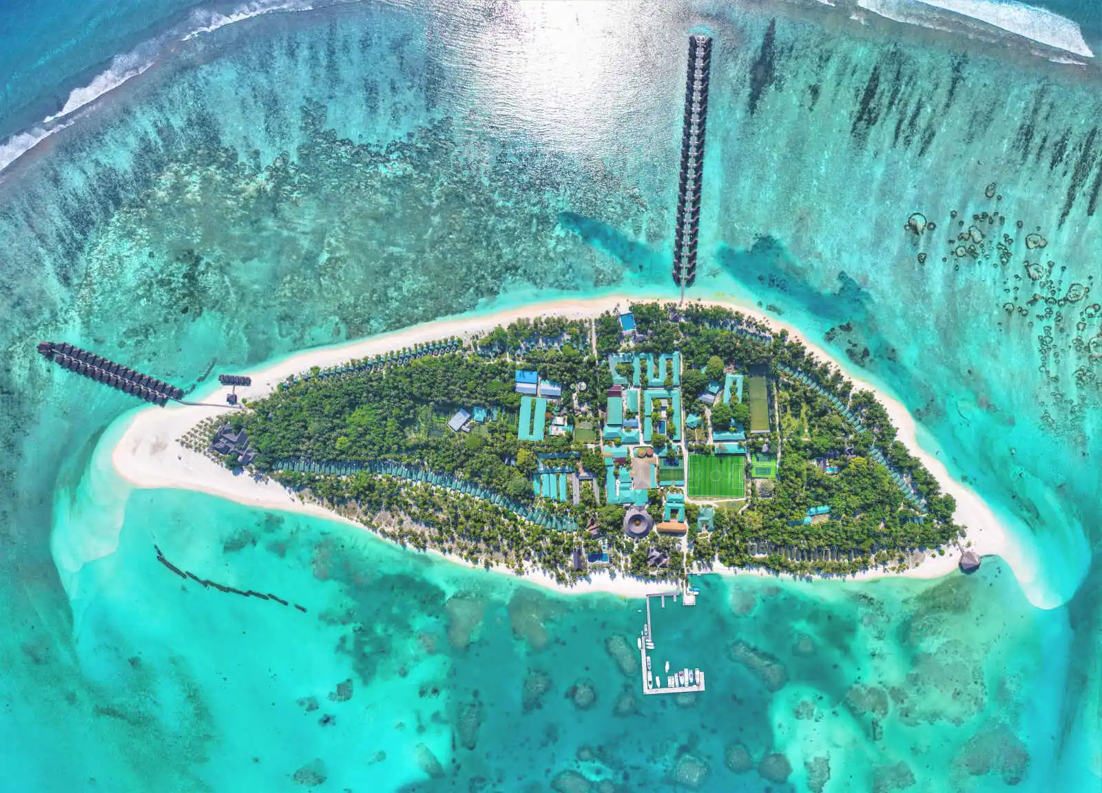 Maldives - Hôtel Meeru Island Resort and Spa 4* sup