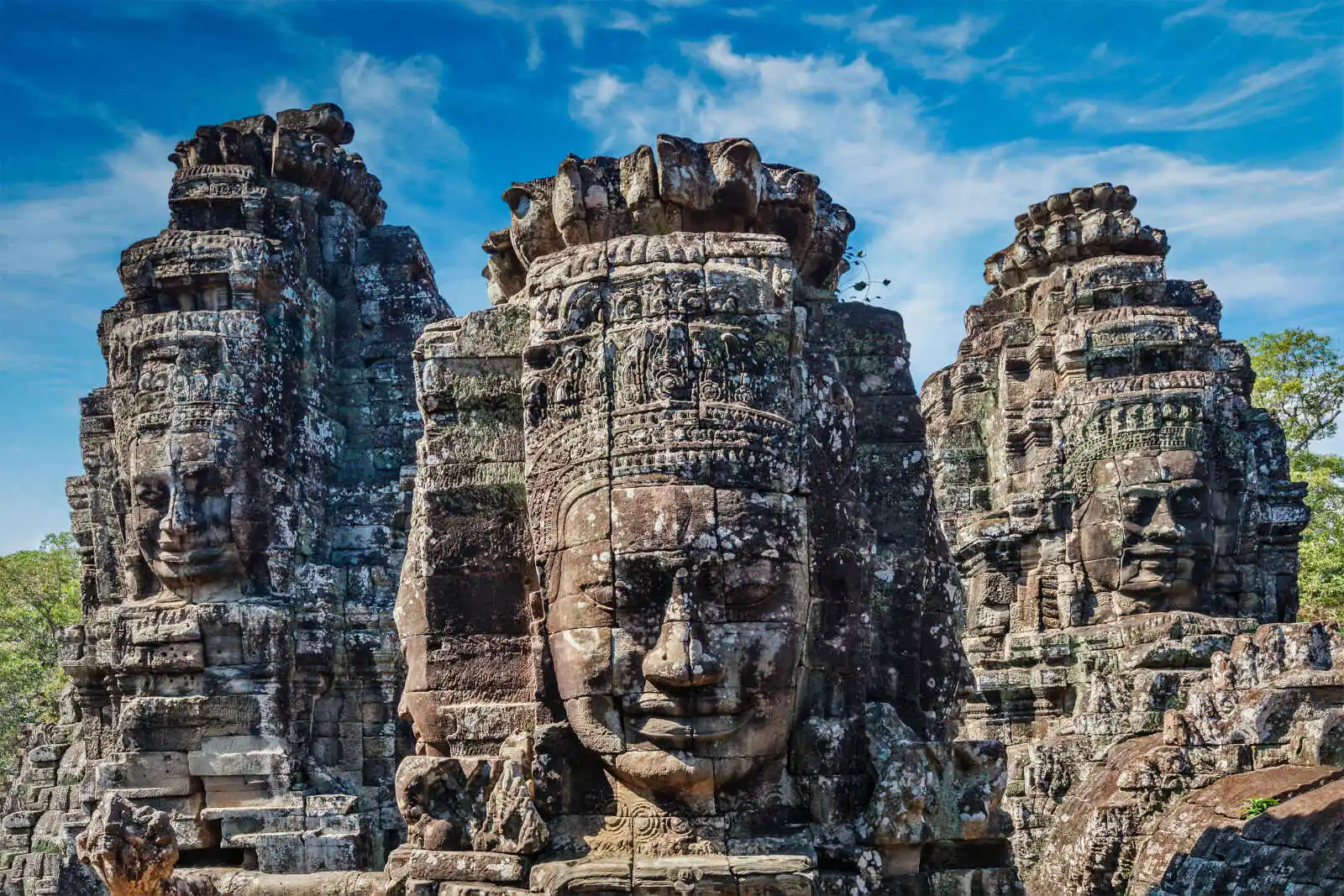 Temple Bayon, Angkor, Cambodge