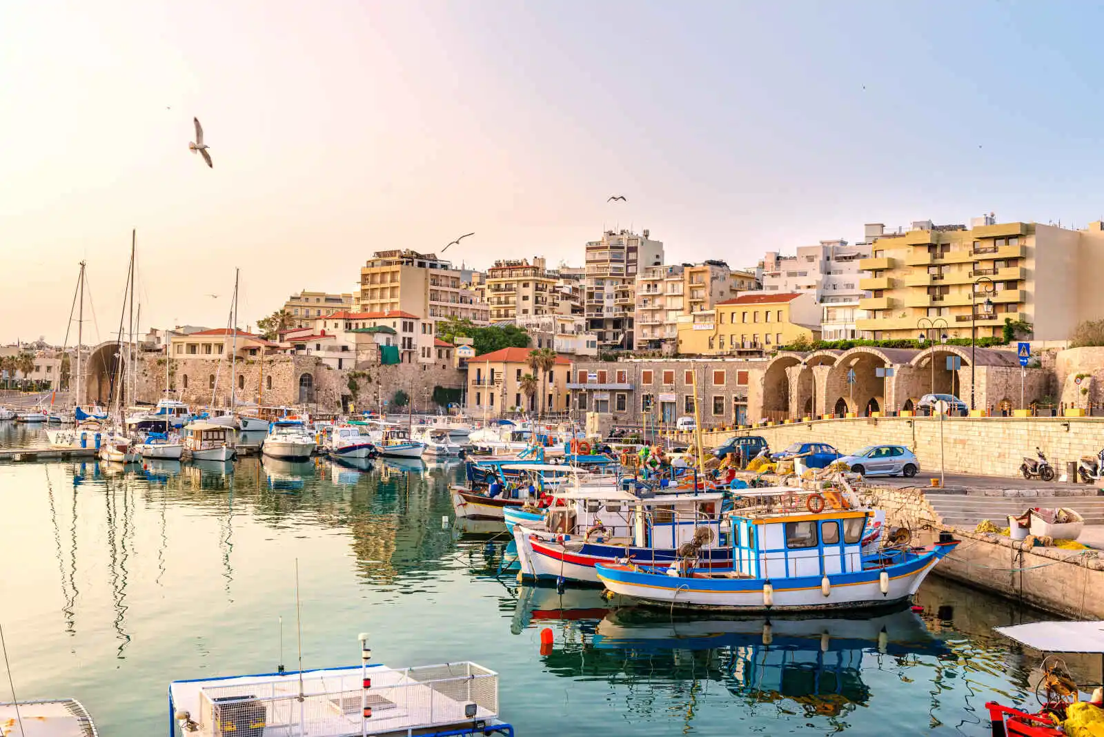 Port, Héraklion, Grèce