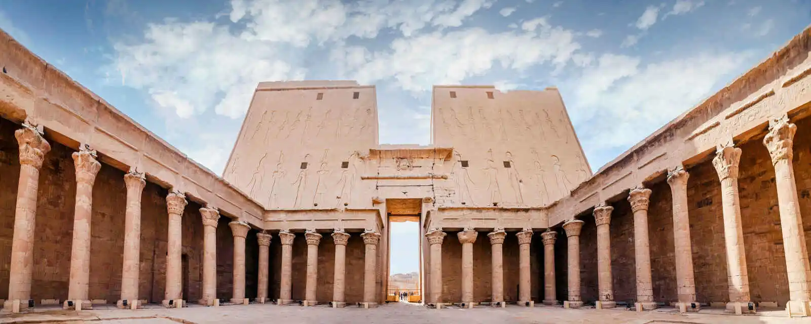 Temple Edfou, Egypte