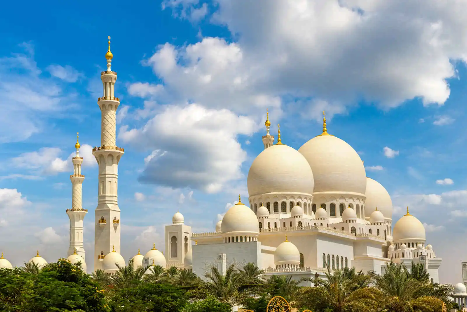 Vue d'ensemble, Mosquée Sheikh Zayed, Abou Dhabi, Emirats Arabes Unis