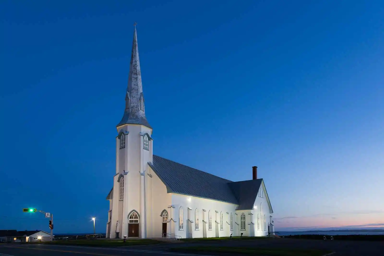 Église de St. Pierre-de-la-Verniere, Cap-aux-Meules, Îles de la Madeleine, Québec, Canada