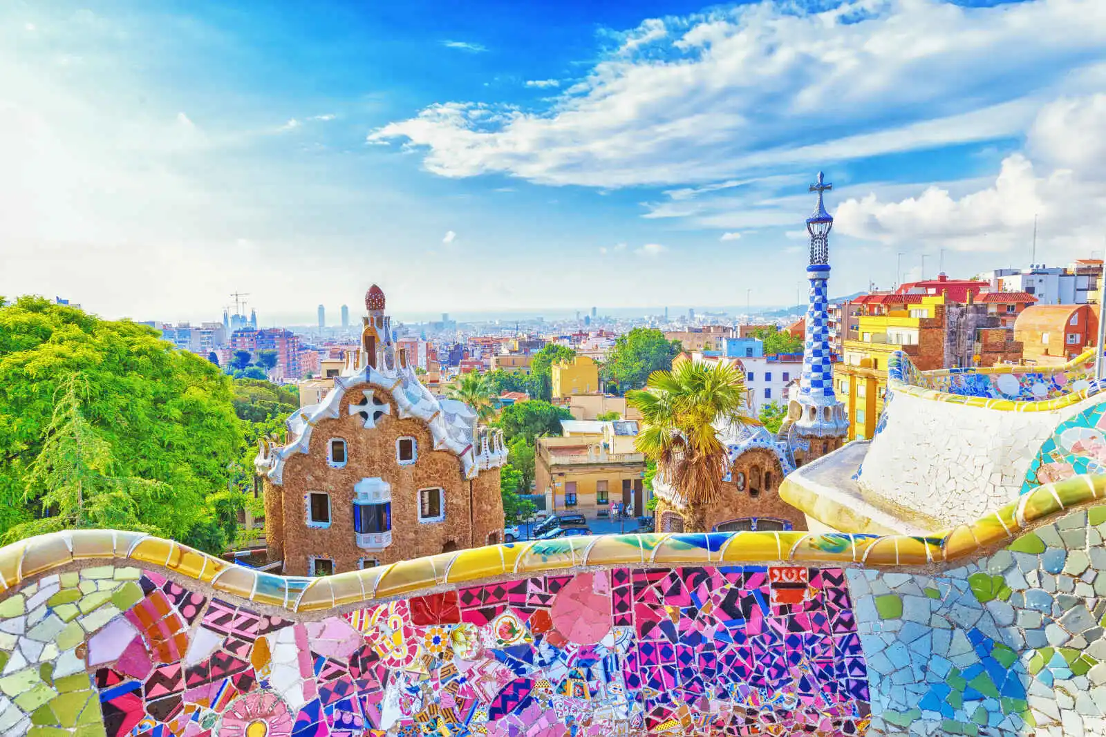 Parc Guell, Barcelone, Espagne