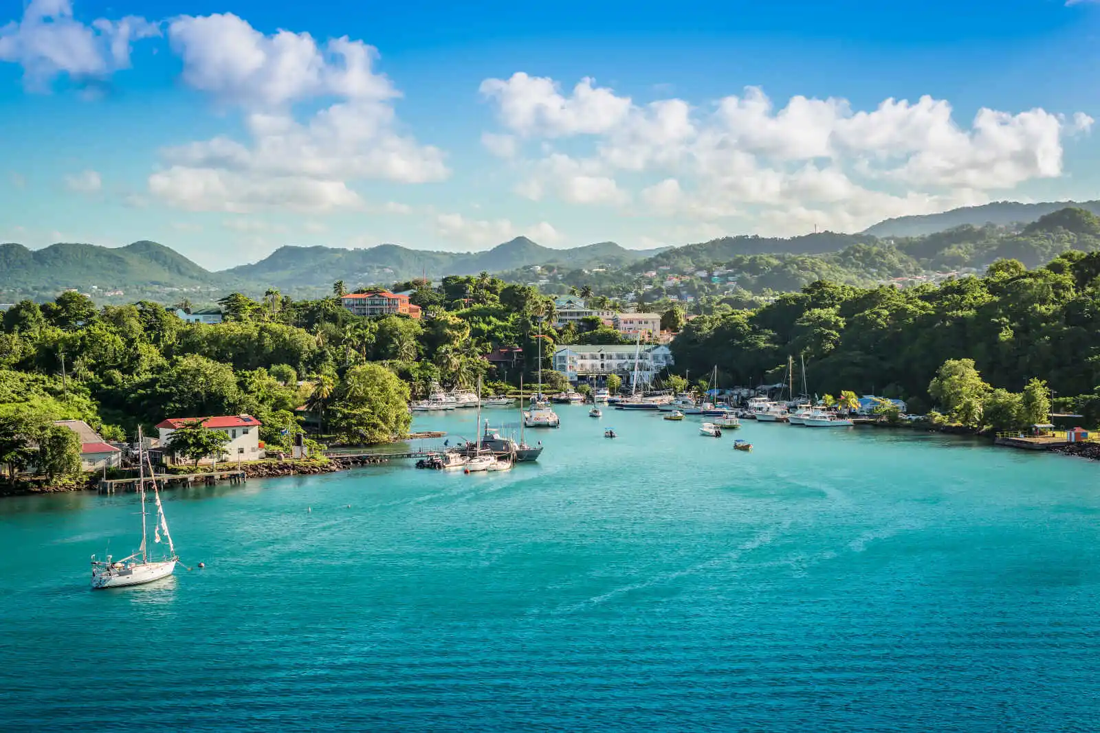 Baie de Castries, Sainte-Lucie