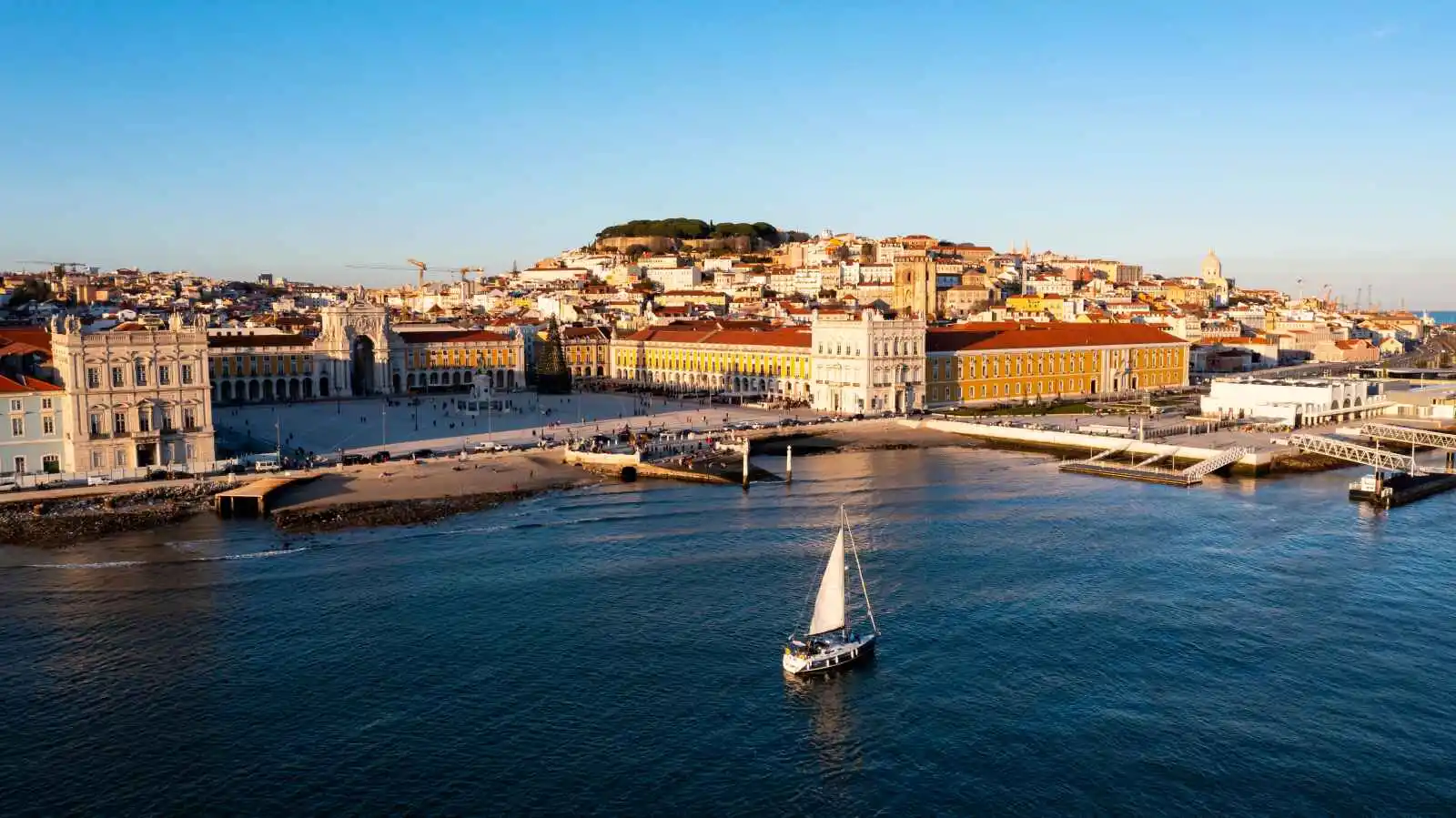 Place du commerce, Lisbonne, Portugal