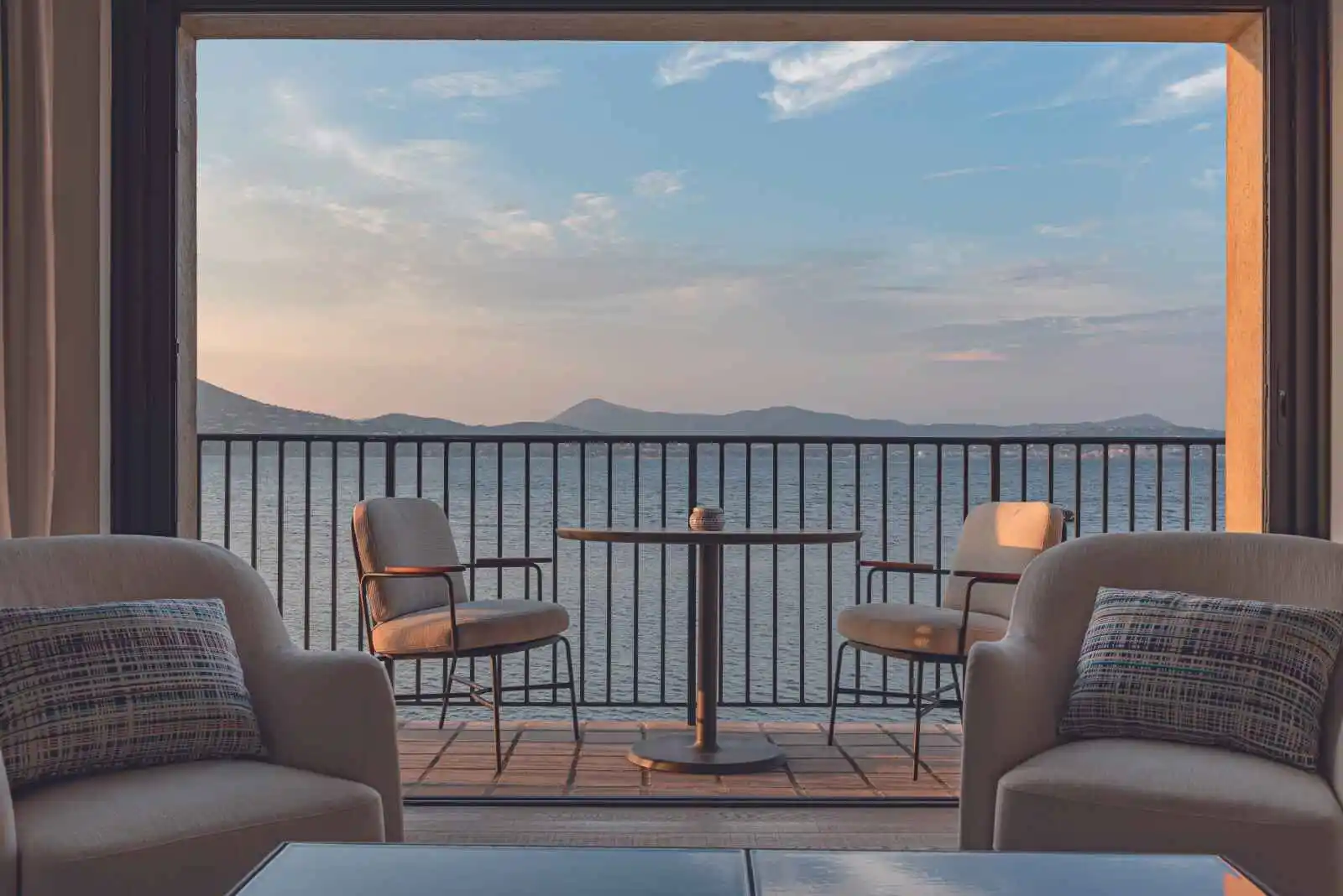Balcon, suite Heure Bleue, Cheval Blanc St-Tropez