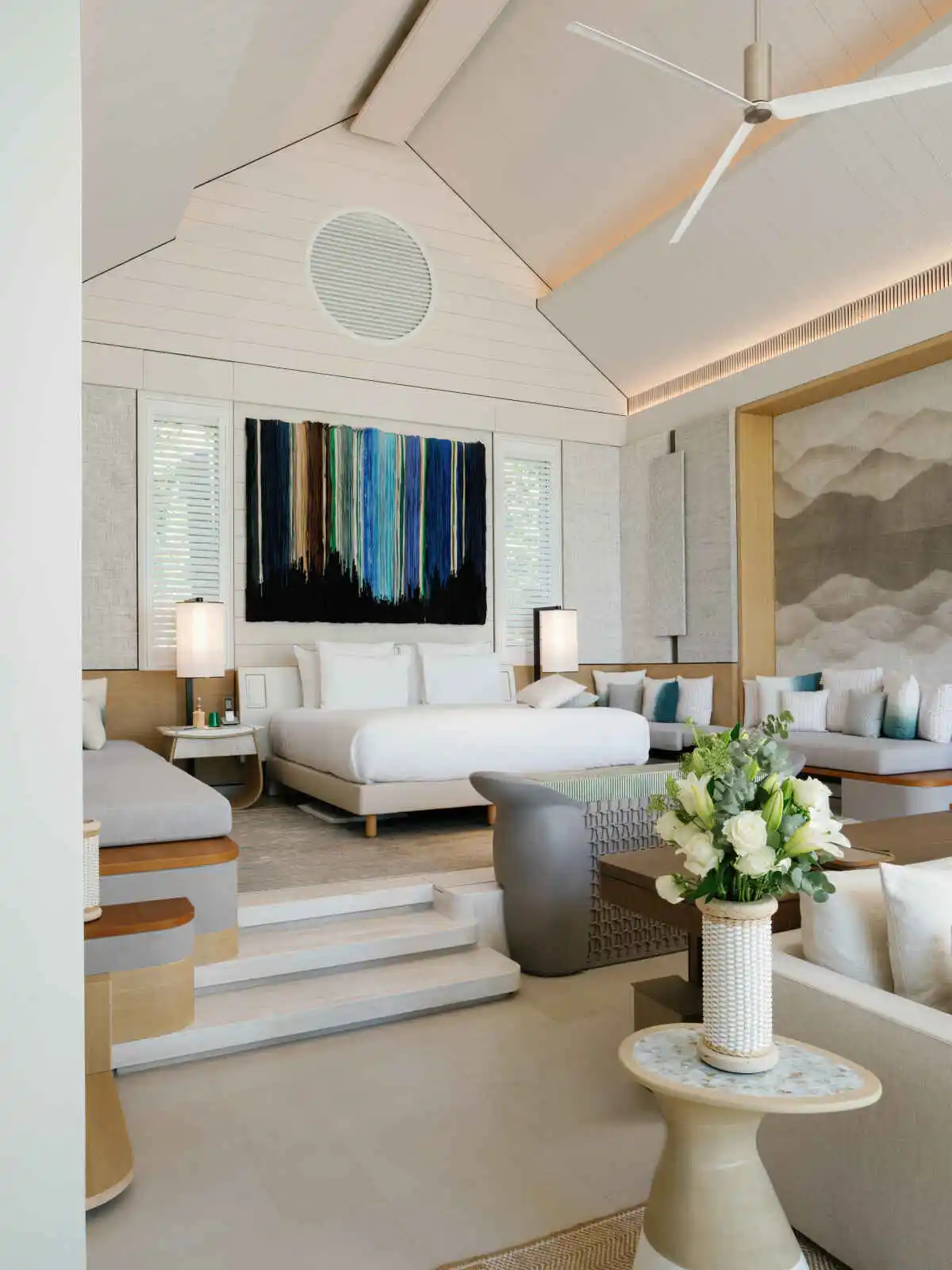 Chambre, Villa plage, Cheval Blanc Seychelles, Mahé, Seychelles