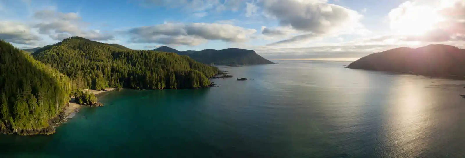 Cape Scott au nord de Vancouver Island, BC, Canada