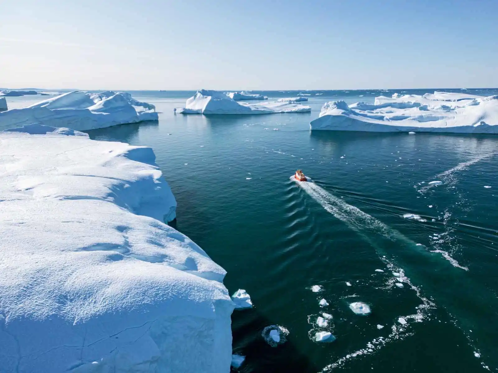 Paysage arctique, Ilulissat, baie de Disko, mer de Baffin