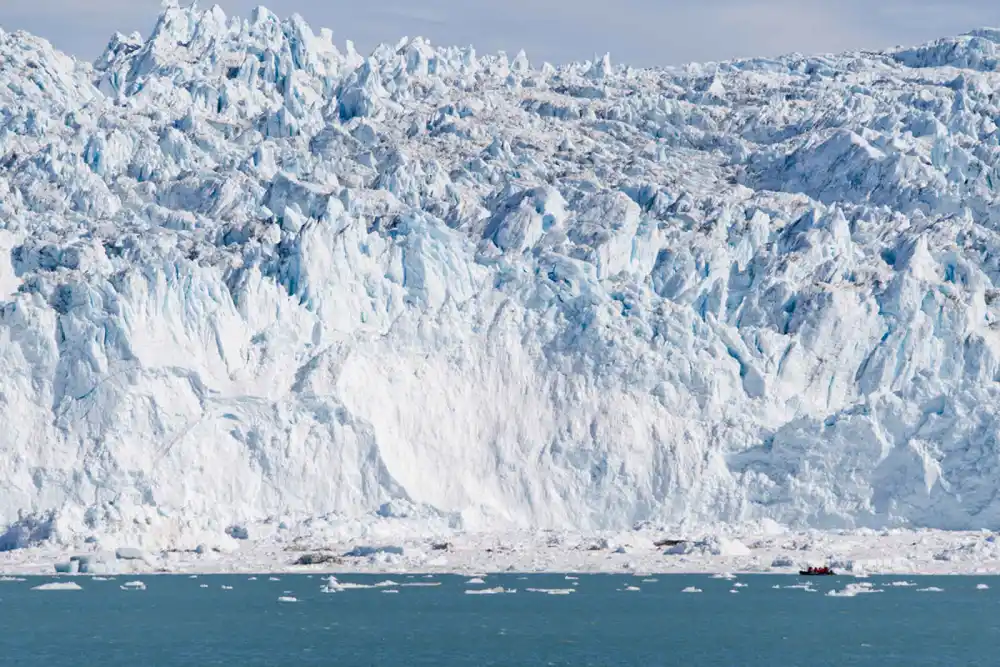 Glacier Eqi, Port Victor, Groenland