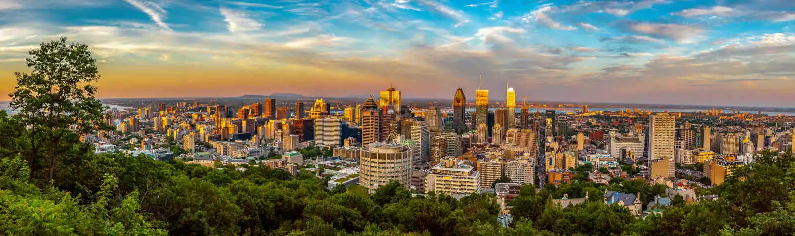 Vue panoramique de Montréal, Canada