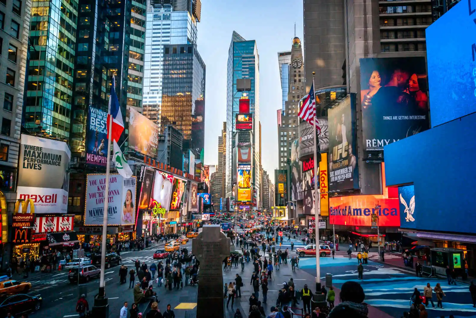 Time Square, New York, état de New York
