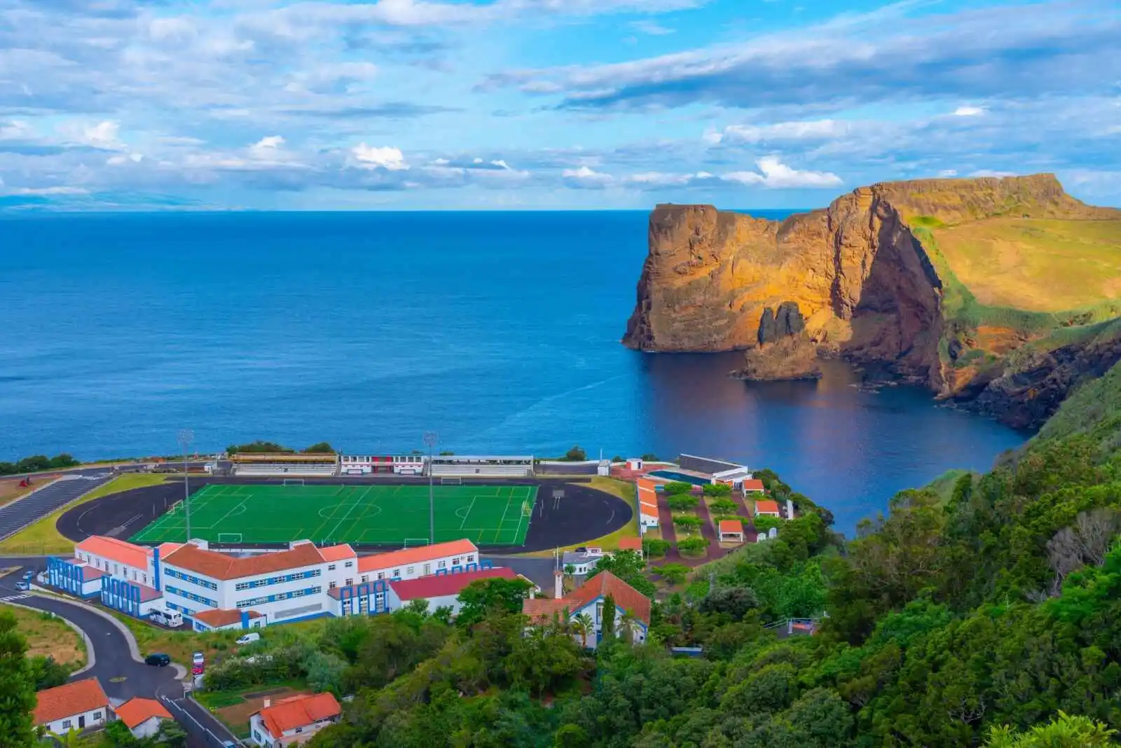 Côte de l'île de São Jorge, Açores, Portugal