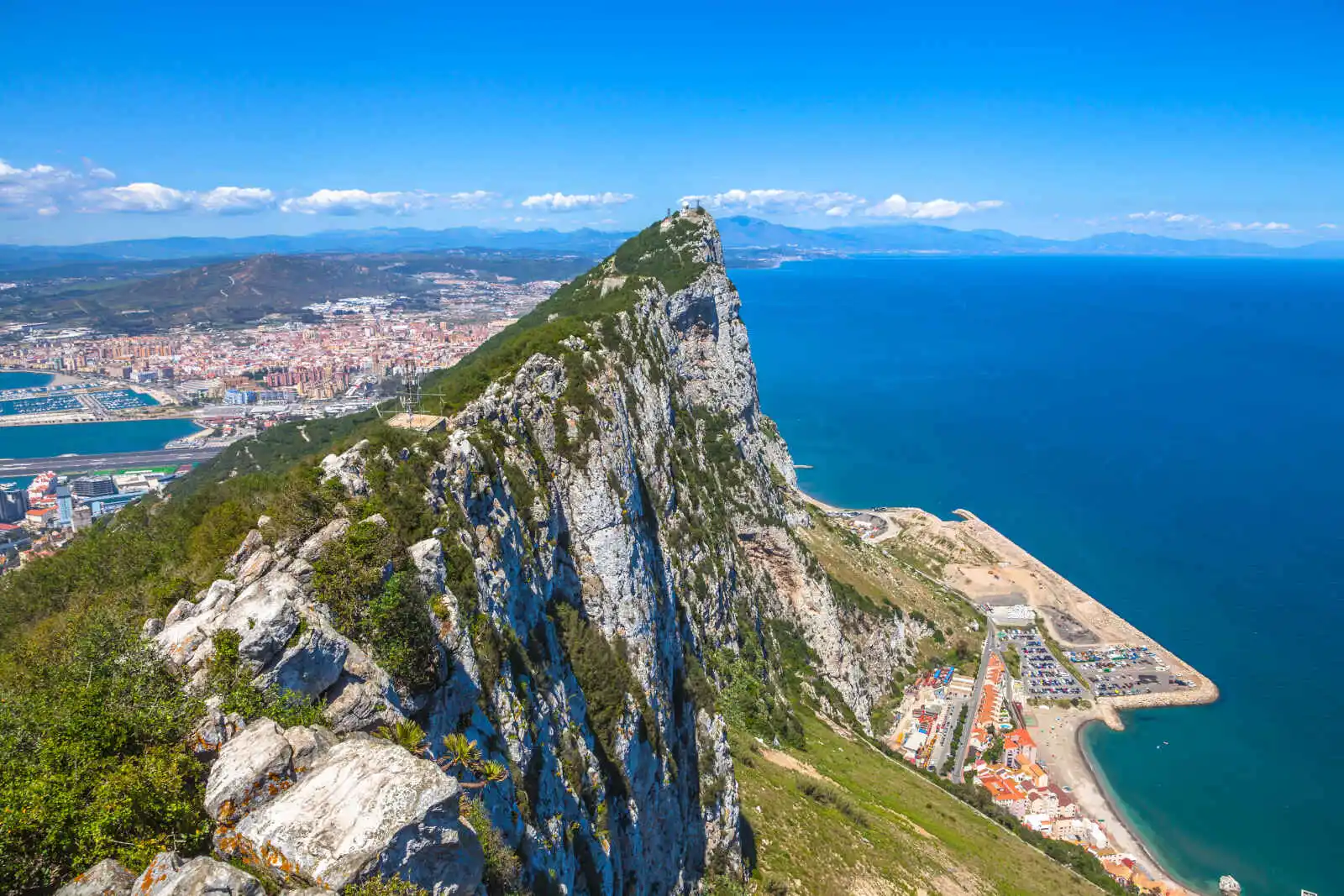 Rocher de Gibraltar, Réserve naturelle d'Upper Rock, La Linea, Espagne