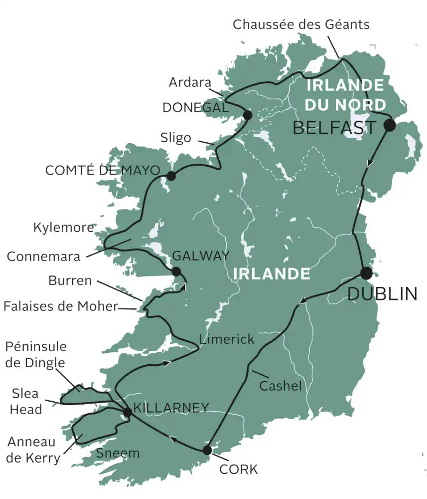 Circuit Grand Tour D'Irlande en petit groupe - 17