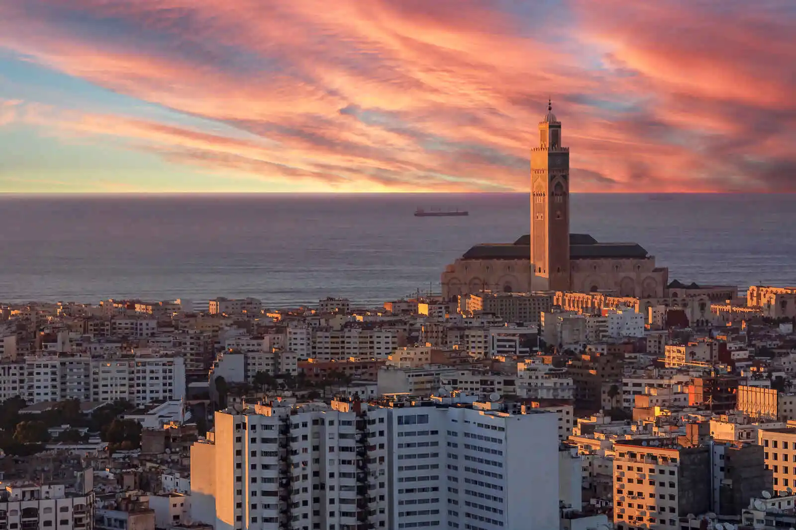 Vue sur Casablanca, Maroc