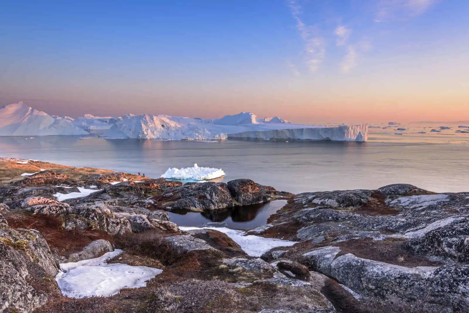 Paysage arctique, océan Arctique