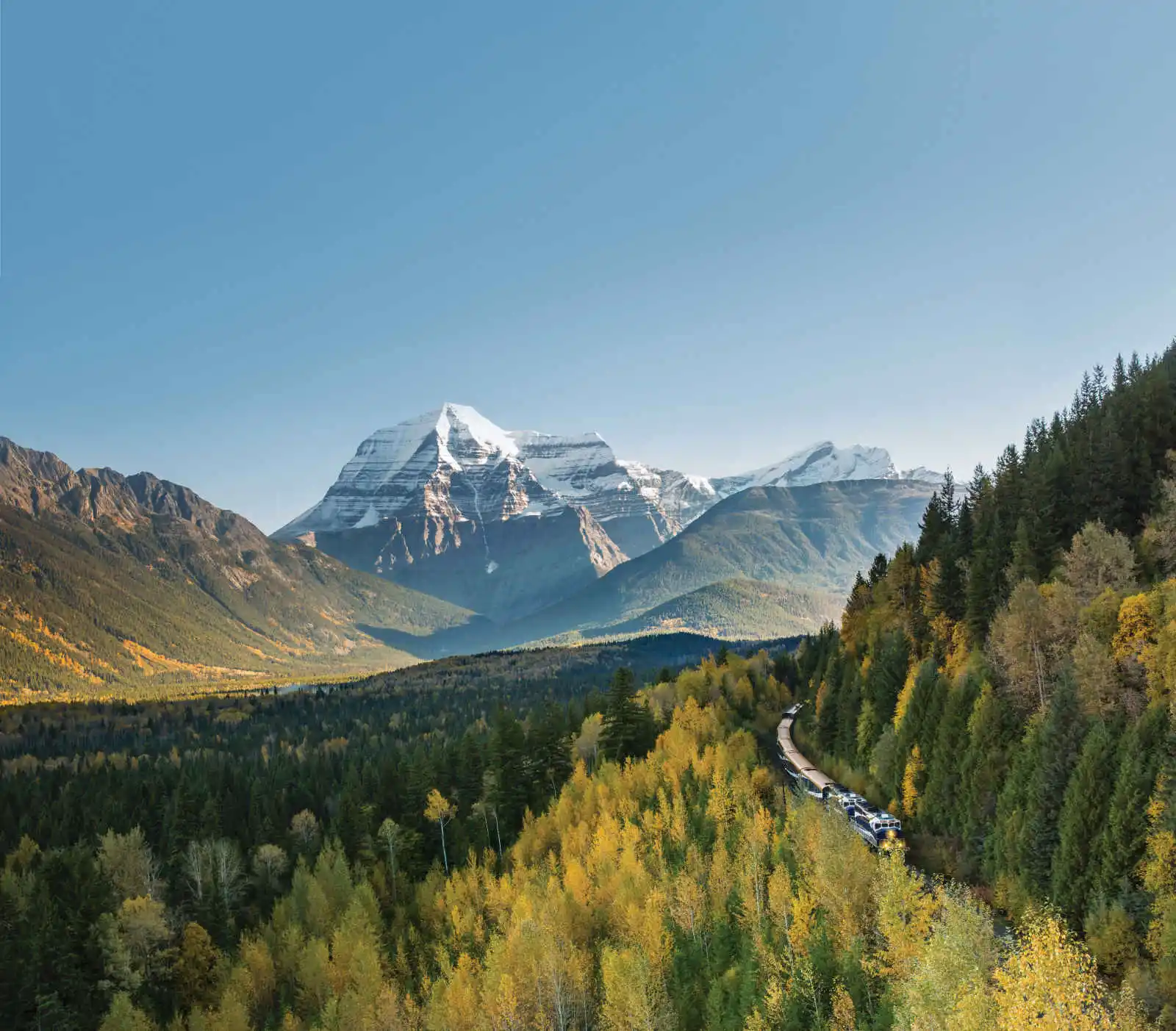 Le mont Robson dans les Rocheuses canadiennes