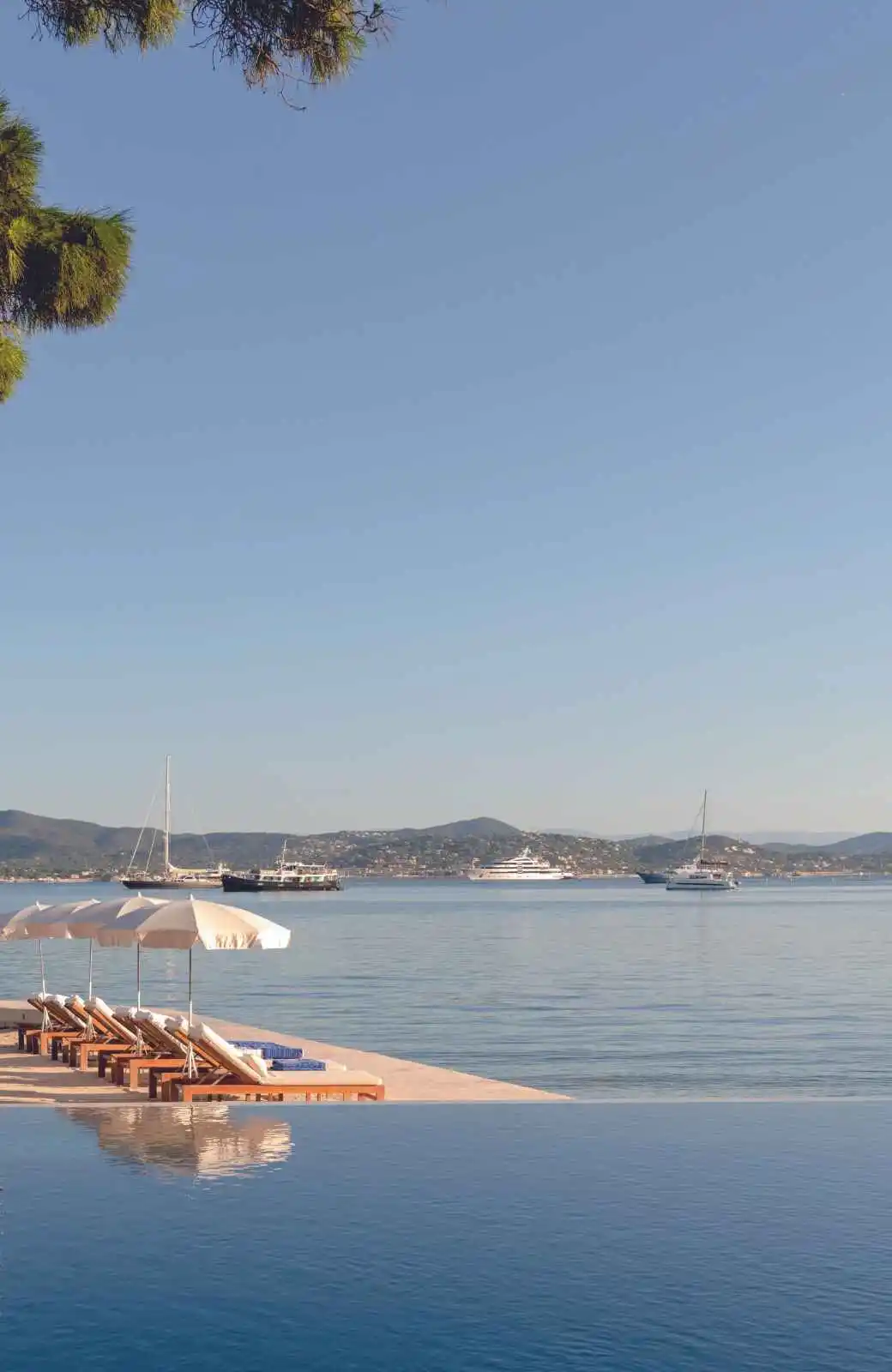 Piscine de l'hôtel, Cheval Blanc St-Tropez