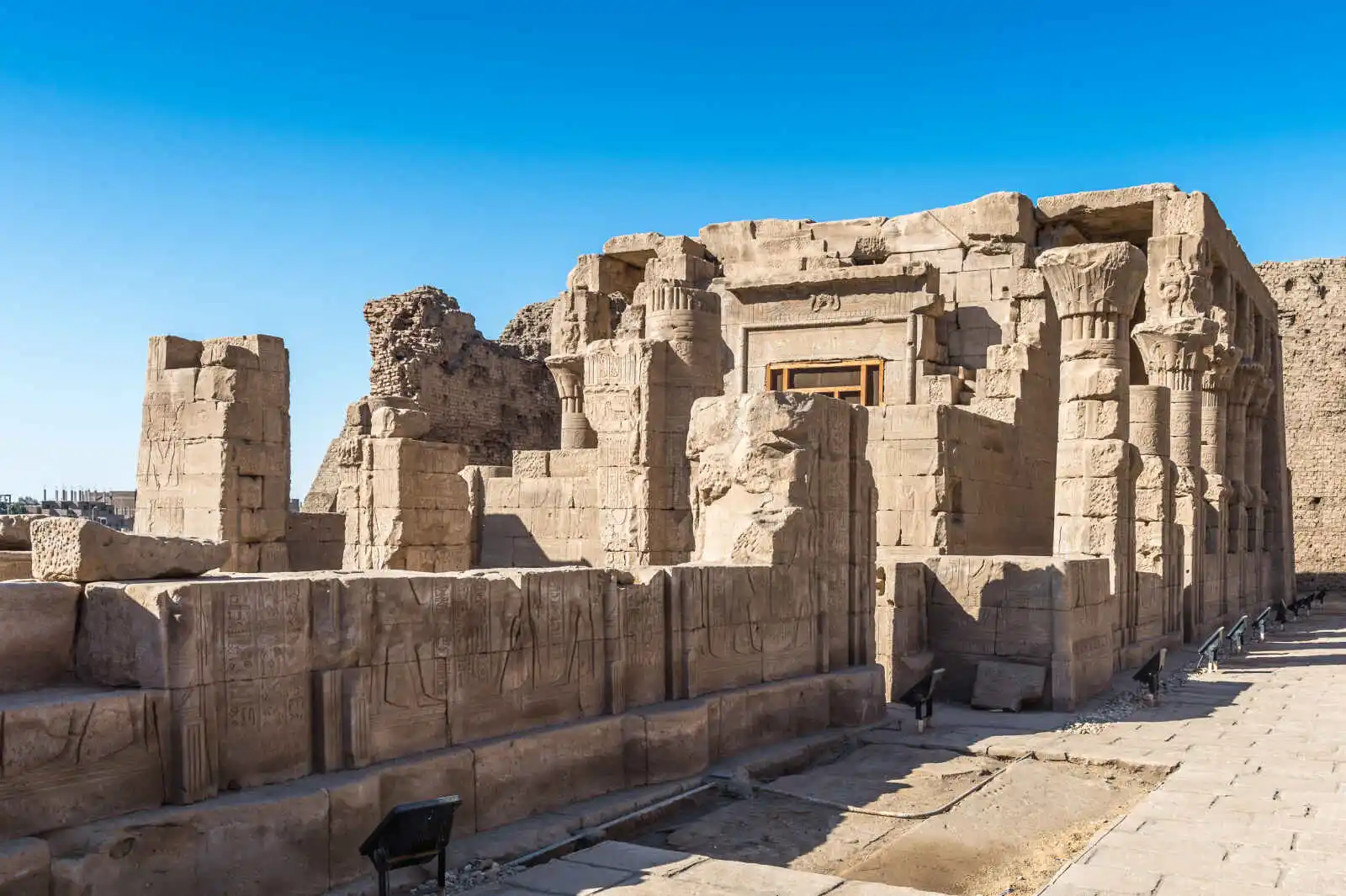 Temple ptolémaïque d'Horus, Edfou, région d'Assouan, Egypte