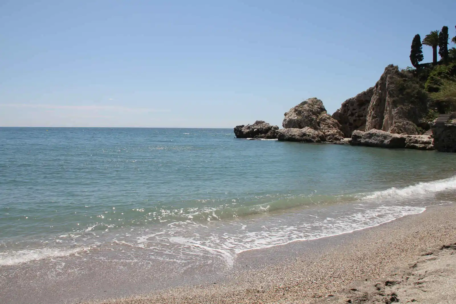 Plage, mer d'Alboran, Espagne