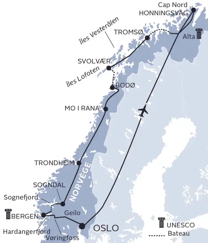 Norvège - Circuit Fjords et Cap Nord