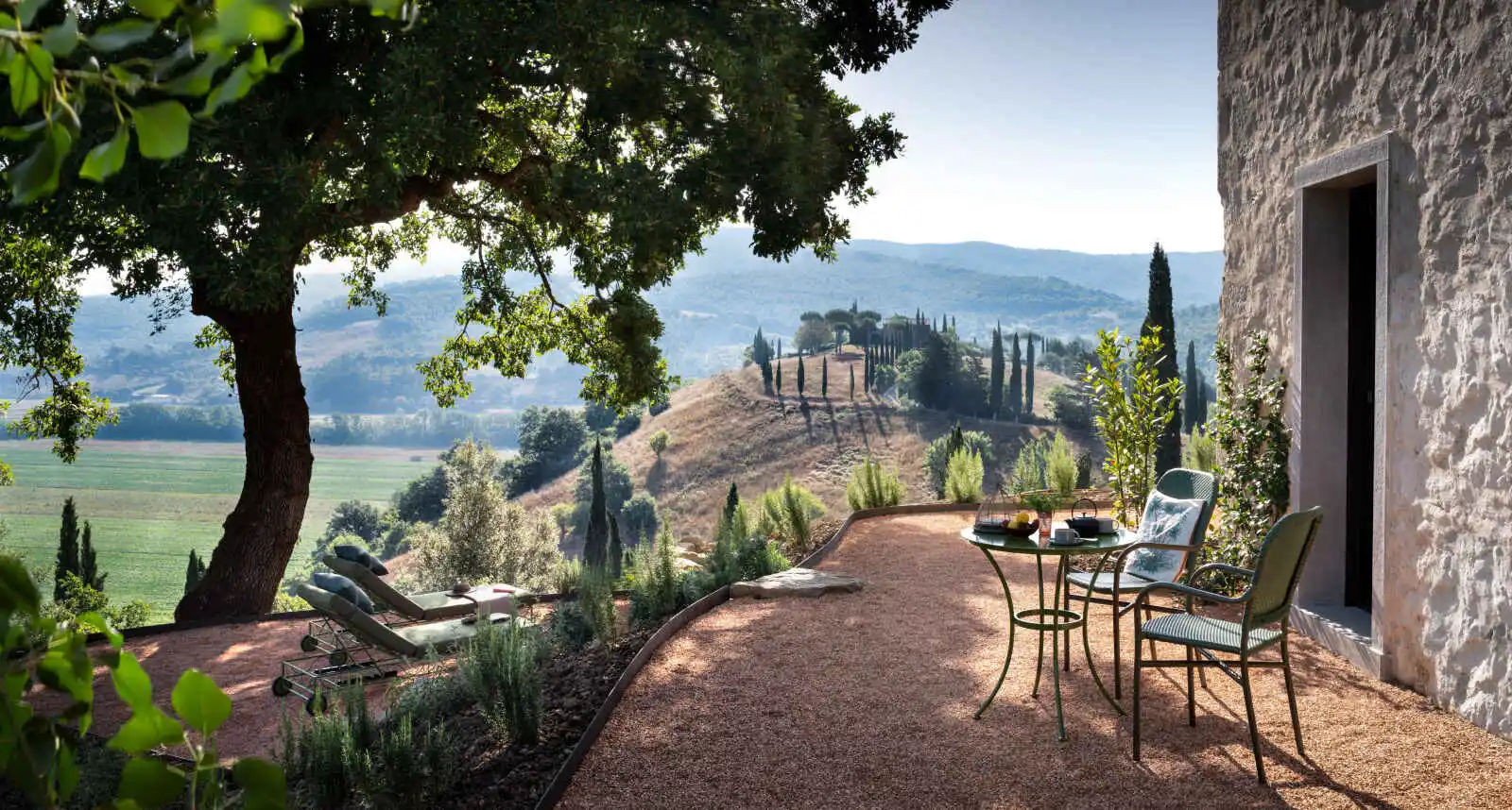 Terrasse, suite San Michele, Reschio Estate