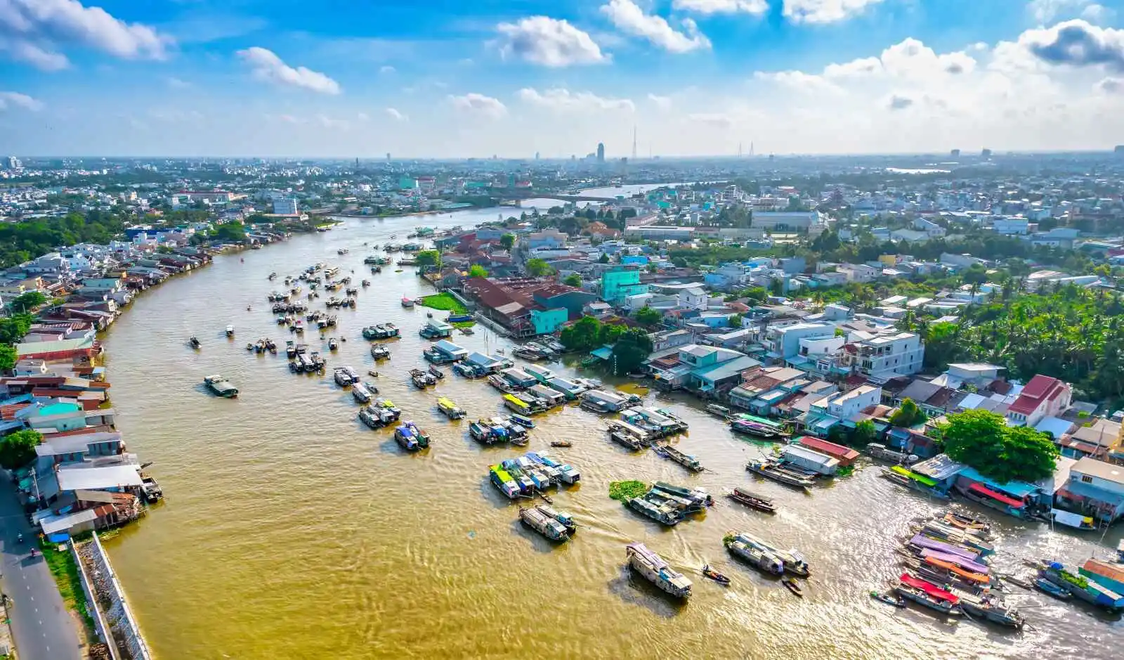 Marché flottant, Cai Rang, Vietnam