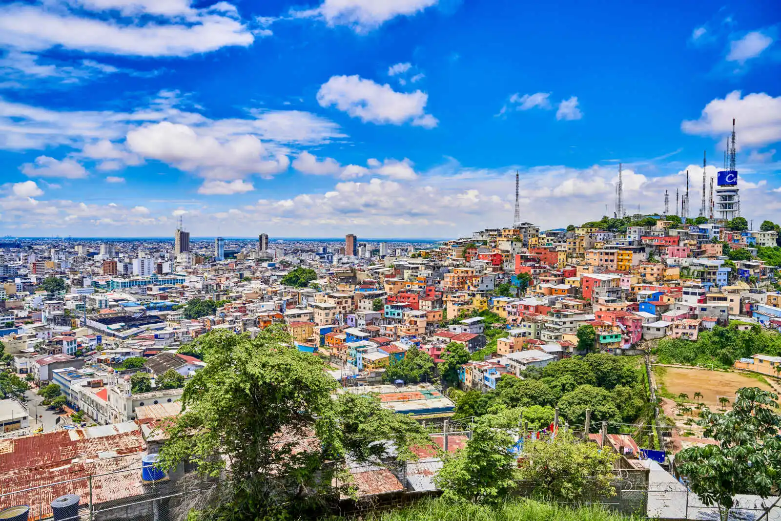 Vue panoramique de Guayaquil, Equateur
