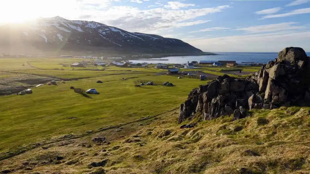 Hameau côtier de BAKKAGERÐI, Islande