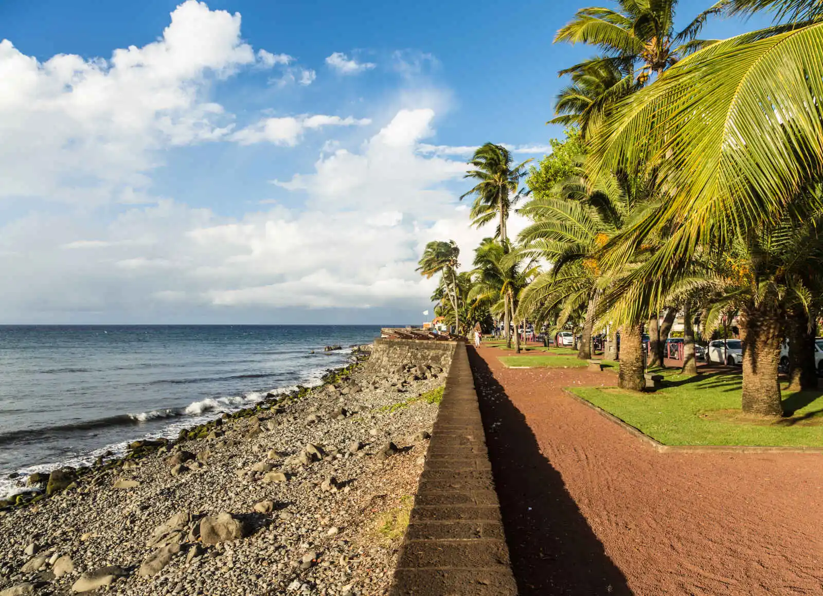 Promenade face à la mer, Saint-Denis, La Réunion