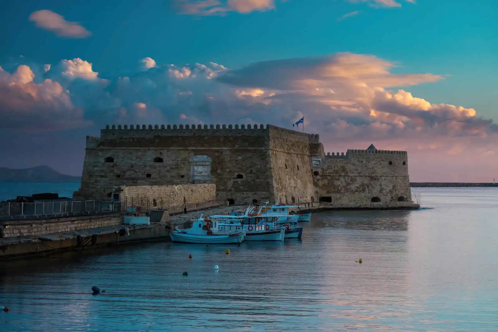 Forteresse de Koules, Héraklion (Rocca al Mare), Crète, Grèce