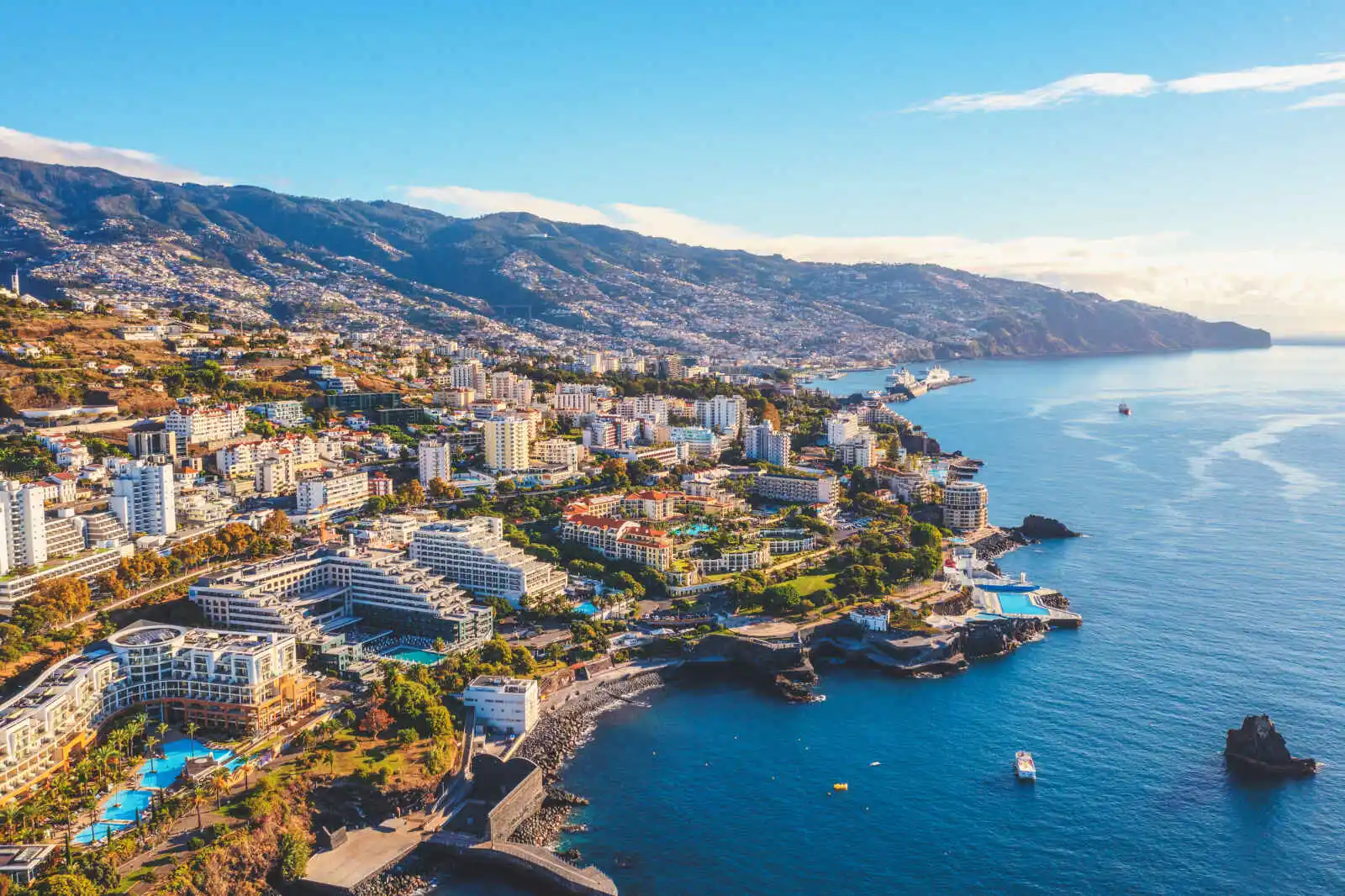 Baie de Funchal, Madère, Portugal