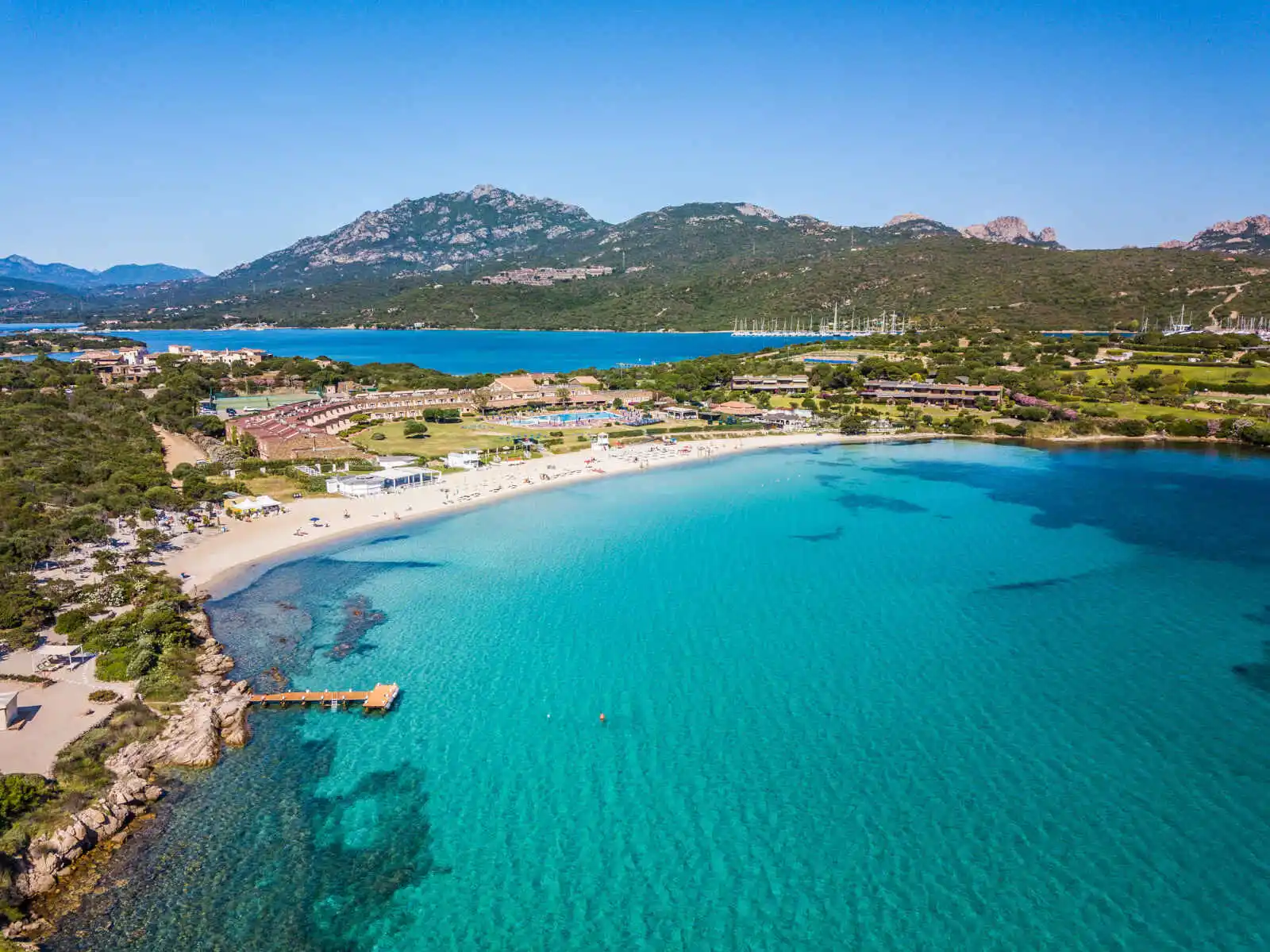 Plage de Spiaggia Ira, Olbia, Sardaigne, Italie