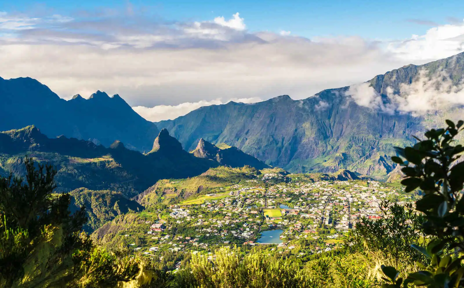 Vue d''ensemble, Cirque de Cilaos, La Réunion