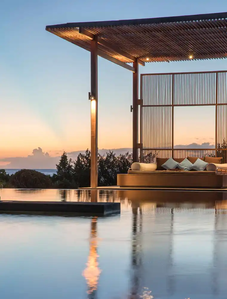 Piscine de l'hôtel, Amanyara