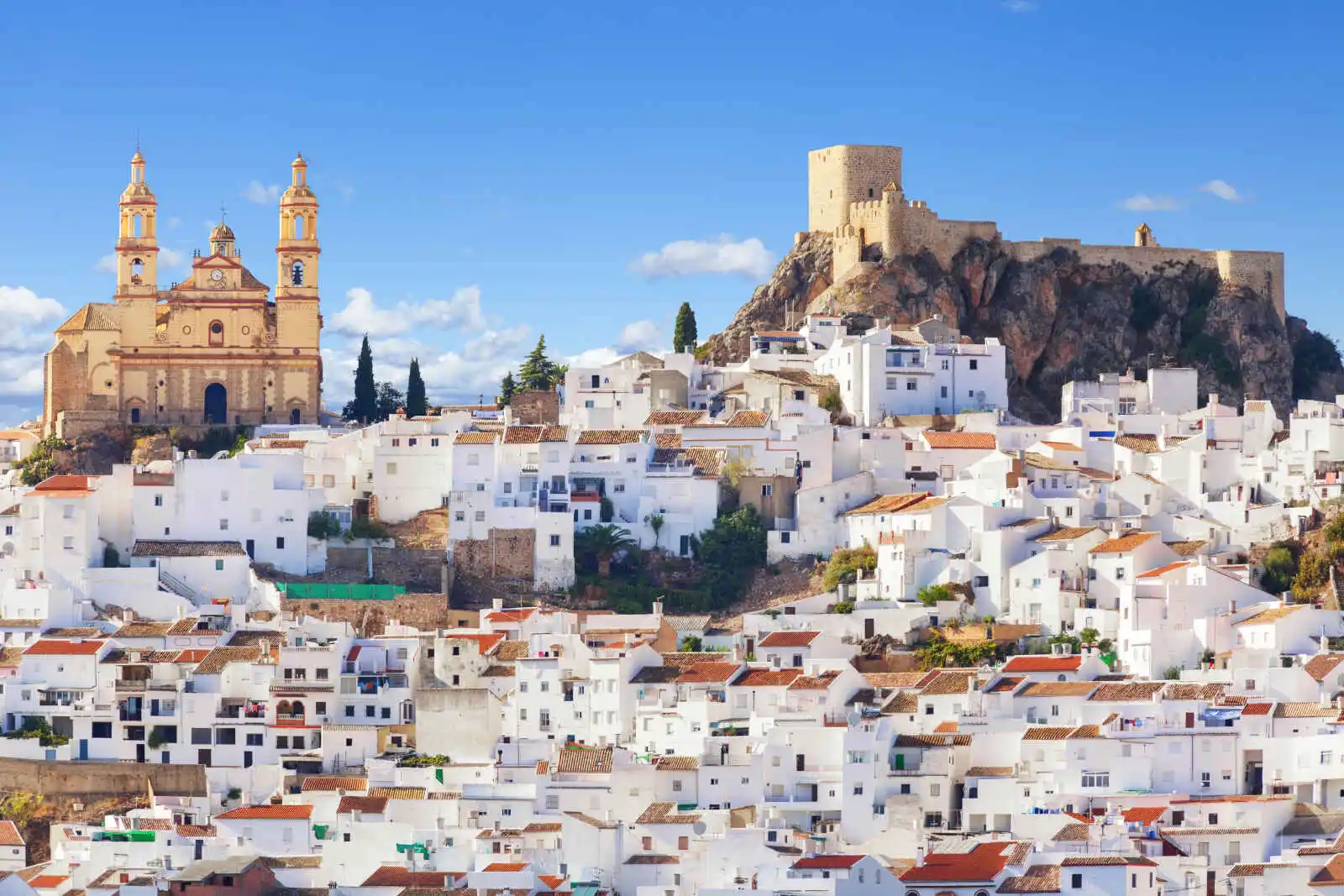 Ville d'Olvera, Province de Cadix, Espagne