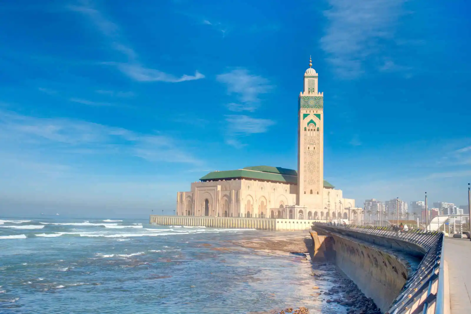 Hasan II Mosque in Casablanca, Morocco