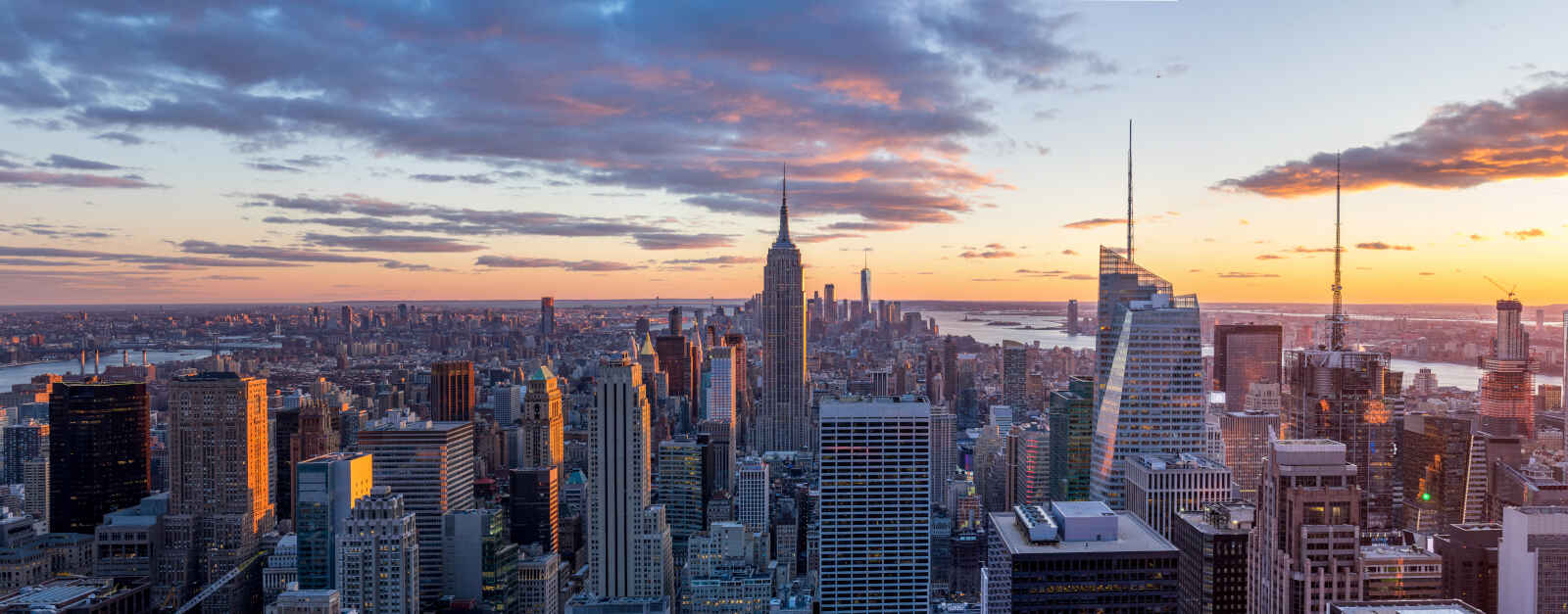 Panorama de la ville de New York, États-Unis