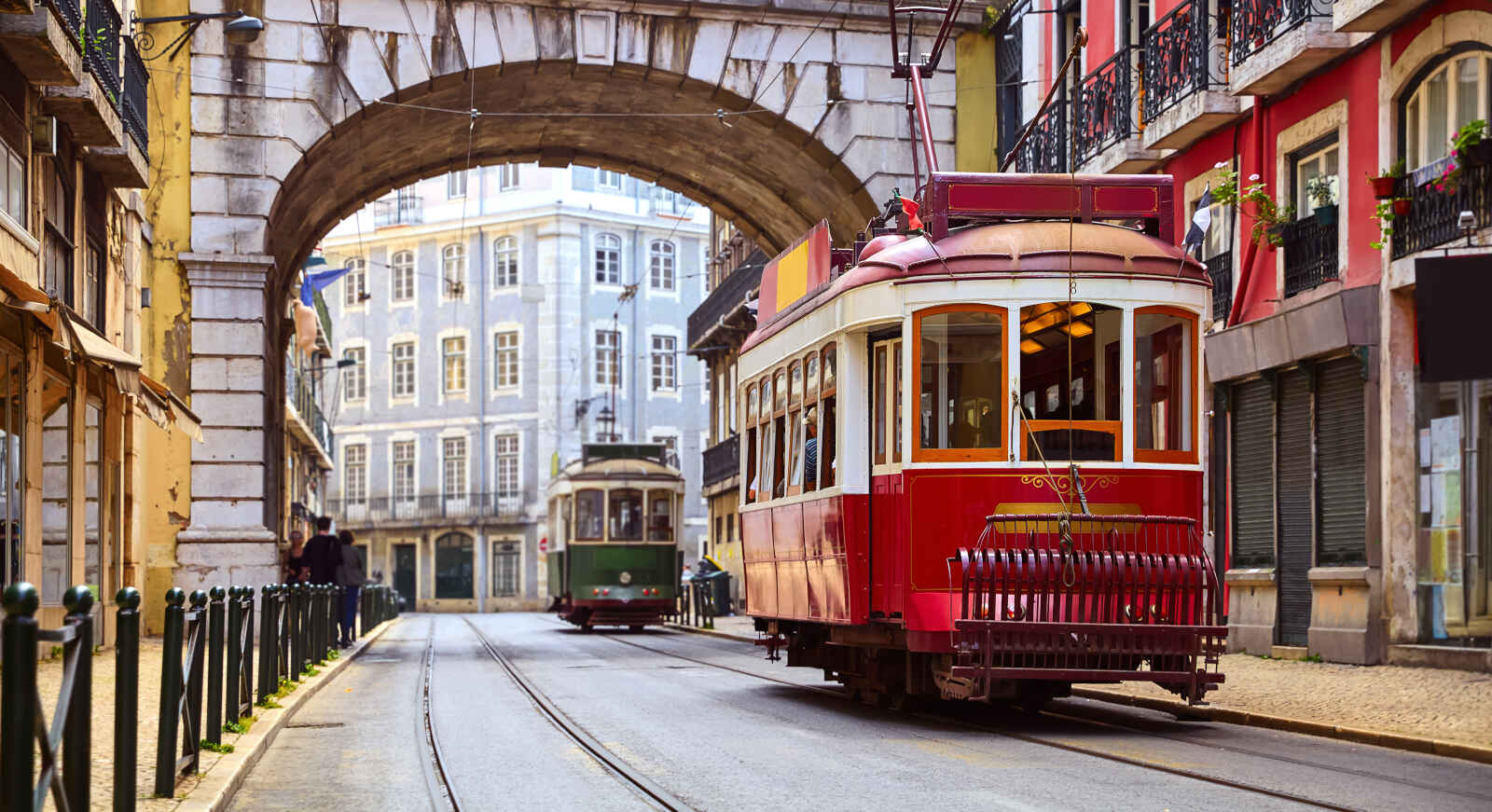 Tramway, Lisbonne, Portugal