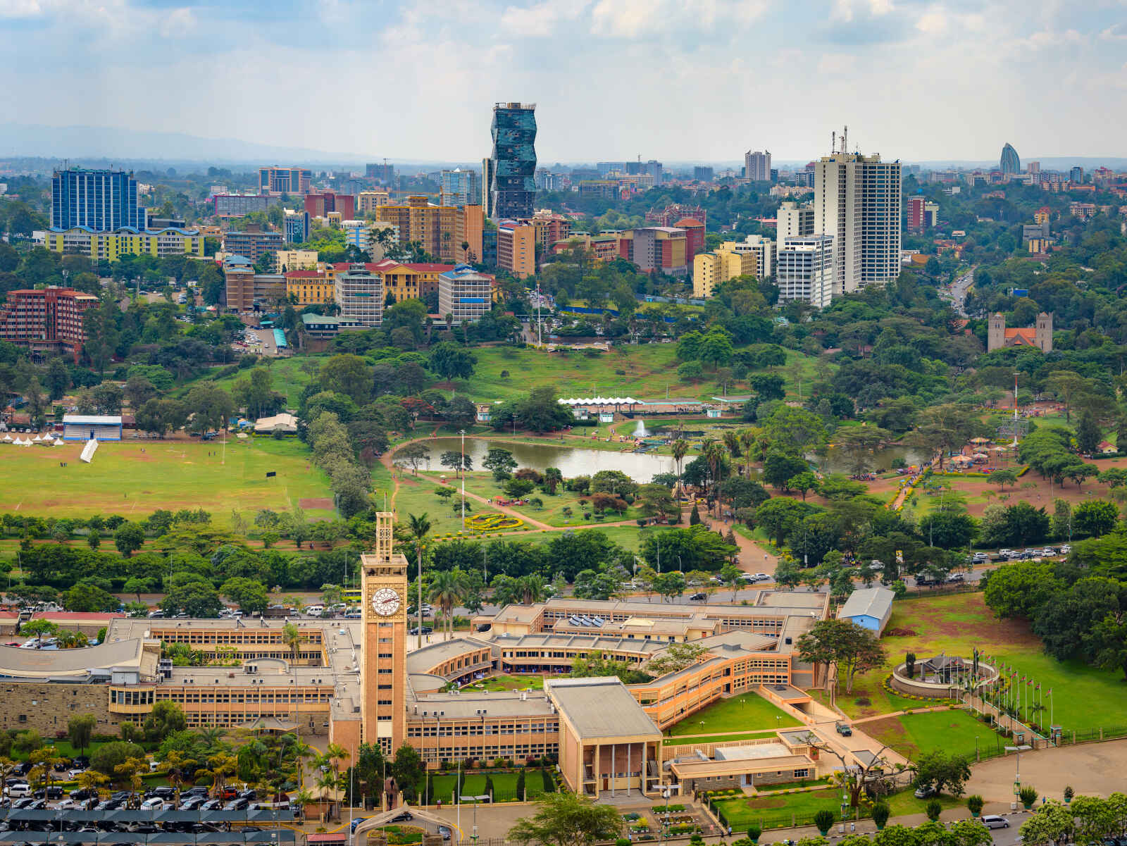 Vue sur Nairobi, Kenya