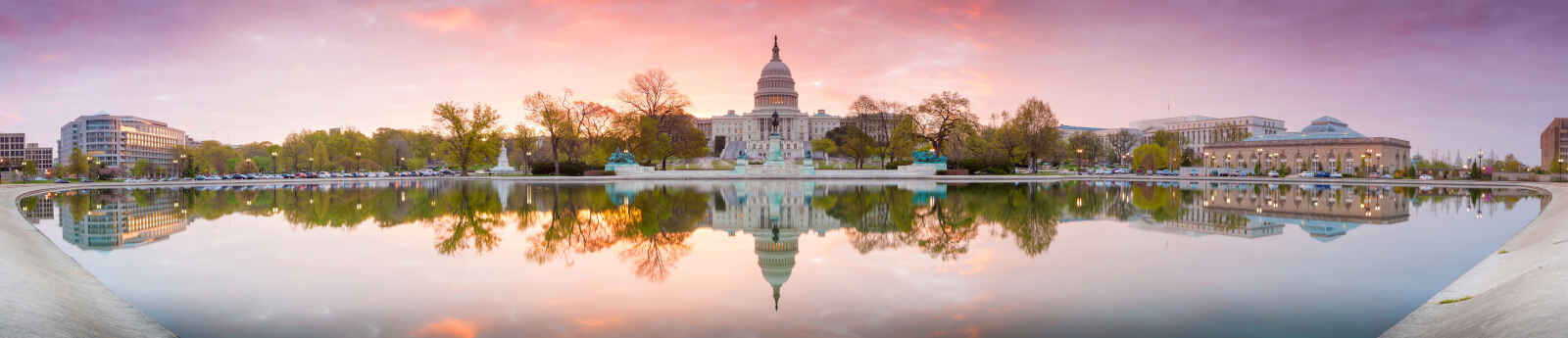 Vue panoramique sur le Capitol, Washington DC, États-Unis